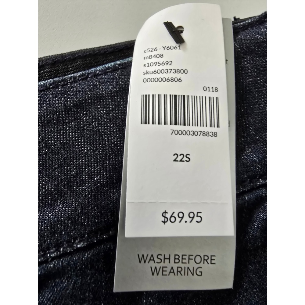 Lane Bryant Venezia High Rise Bootcut Jeans 22 Short Dark Wash Tummy Tech 22S - Picture 12 of 12